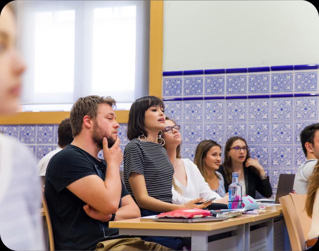 Students in class